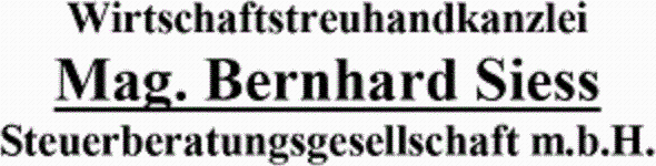 Logo Wirtschaftstreuhänder Steuerberater Mag. Bernhard Siess Steuerberatungsgesellschaft m.b.H.