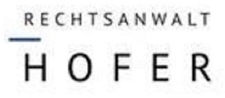 Logo Rechtsanwalt Mag. Bernhard Hofer