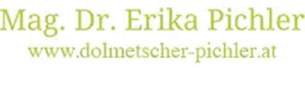 Logo Mag. Dr. Erika Pichler - ger. beeid. Dolmetscherin f Russisch