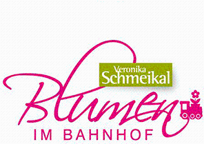 Logo Blumen im Bahnhof Veronika Schmeikal