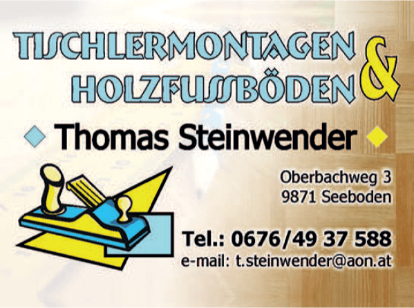 Logo Steinwender Thomas - Tischlermontagen & Holzfußböden