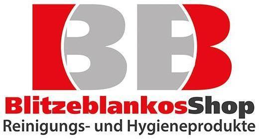 Logo BB Die Blitzeblankos Wolfgang Funk SAUBERMAN macht sauber Mann