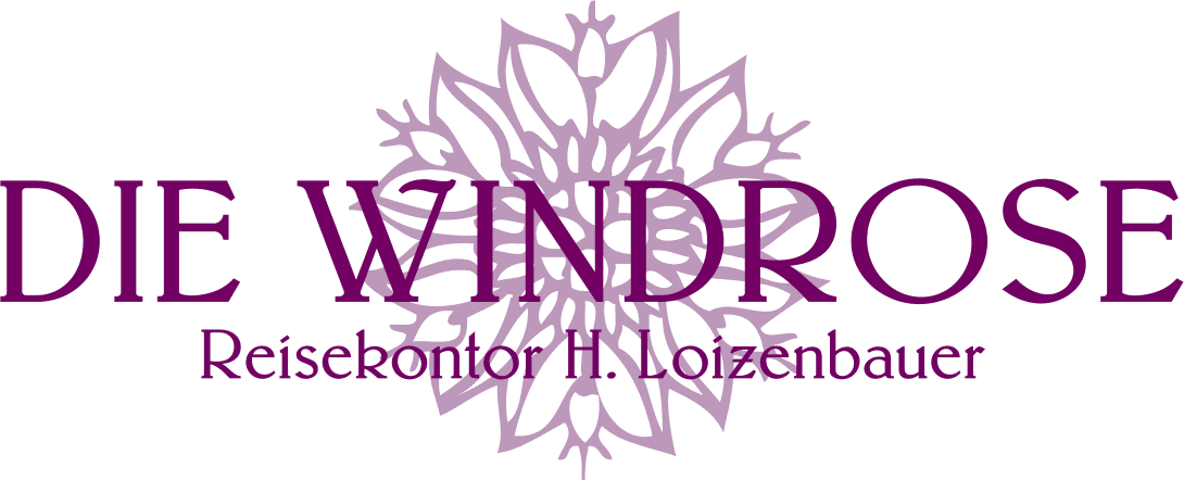 Logo DIE WINDROSE Reisekontor Loizenbauer