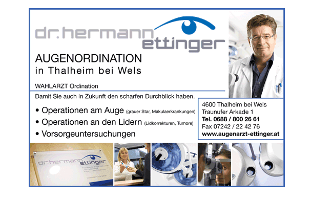 Vorschau - Foto 1 von AUGEN-WAHLARZT-ORDINATION - Dr Hermann ETTINGER Augen- u Lidchirurg