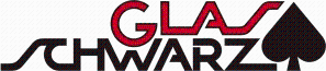 Logo Glas Schwarz