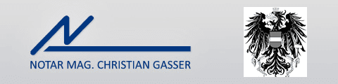 Logo Notar Gasser - Mag. jur. Christian Gasser