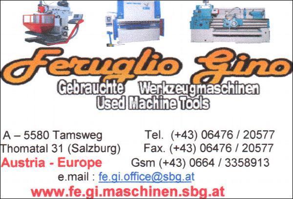 Vorschau - Foto 1 von Gebrauchte Werkzeugmaschinen / Used machine tools Feruglio Gino