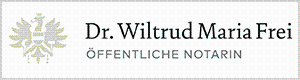 Logo Öffentliche Notarin Dr. Wiltrud Maria Frei