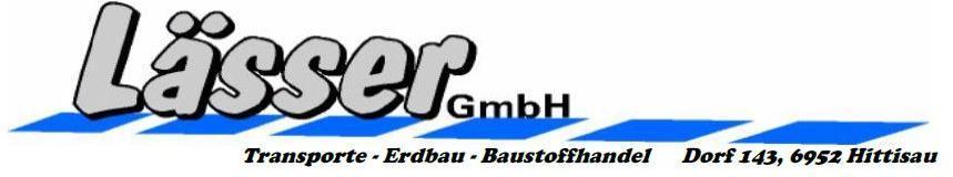 Logo Lässer Transporte - Erdbau GmbH