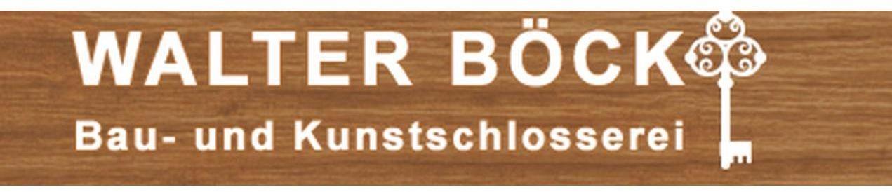 Logo Walter Böck – Bau- und Kunstschlosserei