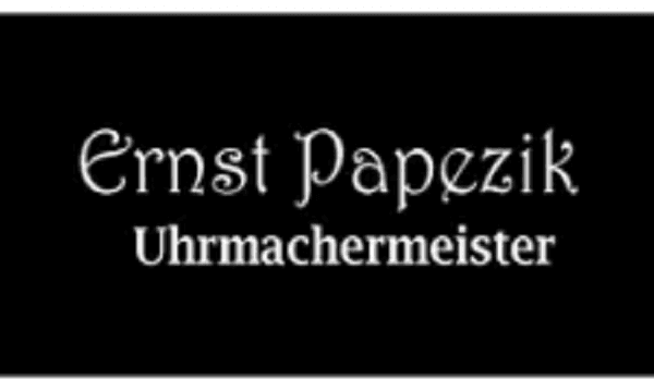 Logo Spezialwerkstätte für antike Uhren Ernst Papezik