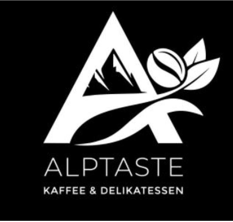 Logo ALPTASTE - Kaffeemaschinen La Pavoni | Kaffee | Schokolade | Olivenöl | Pesto