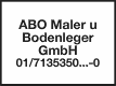 Logo ABO Maler u Bodenleger GmbH