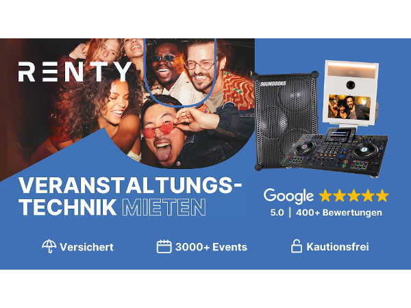 Bild 1 von Renty - Veranstaltungstechnik mieten Bregenz