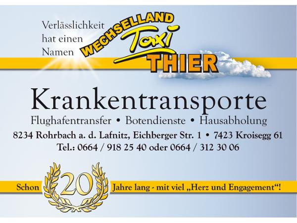Bild 1 von Wechselland Taxi Thier