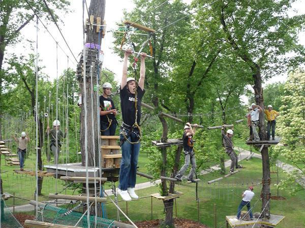 Hochseilklettergarten Im Gansehaufelbad 1220 Wien