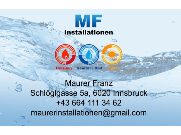 Bild 1 von MF Installationen Franz Maurer