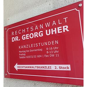 Logo von Uher Georg Dr - Rechtsanwalt