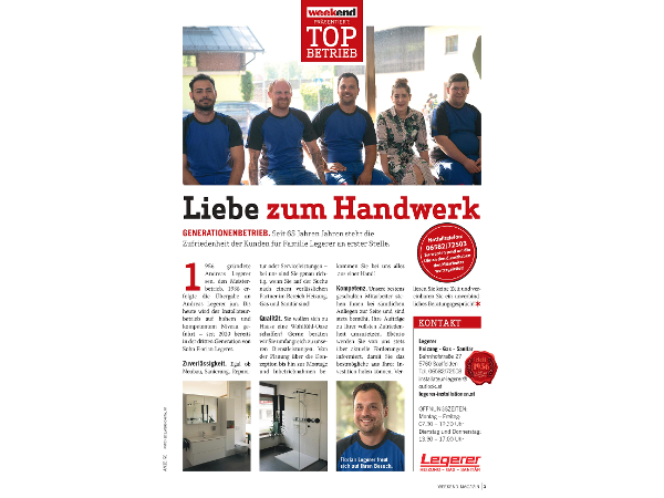 Bild 7 von Florian Legerer / Gas Heizung Sanitär