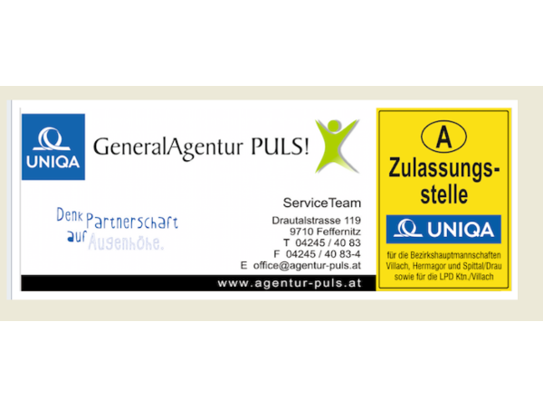 Bild 1 von UNIQA GeneralAgentur PULS! & Kfz Zulassungsstelle