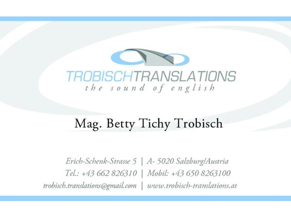 Bild 1 von TROBISCH TRANSLATIONS- the Sound of English!