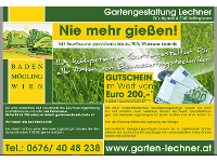 Gartengestaltung Lechner – Bewässerungsanlagen