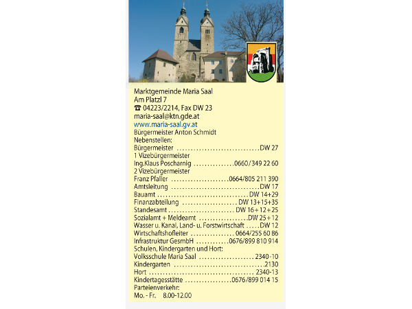 Bild 1 von Marktgemeinde Maria Saal