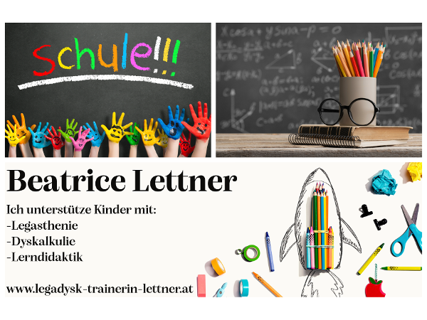 Bild 8 von Dipl. Legasthenie - Dyskalkulie - Lerndidaktik Trainerin - Beatrice Lettner