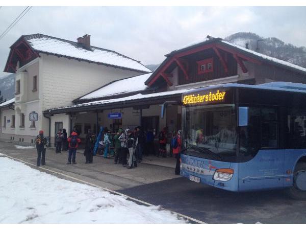 Vorschau - Skibus am Bahnhof Hinterstoder
