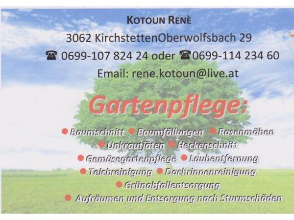 Bild 1 von RENE'S GARTENPFLEGE u. Baumpflege