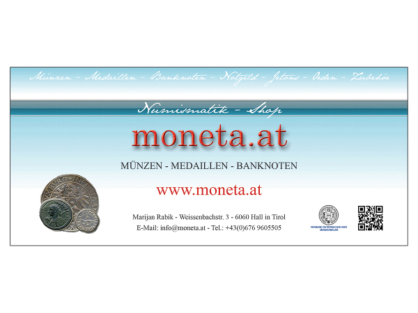 Bild 1 von Rabik-ISP - Numismatik moneta.at- Marijan Rabik