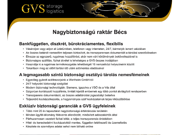 Bild 4 von Goldvorsorge BUDAPEST – GVS Hungary Kft