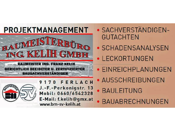 Bild 1 von BAUMEISTERBÜRO Ing. Kelih GmbH