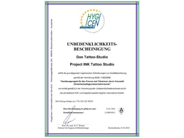 "PROJECT INK Tattoo Studio Salzburg", "5020 Salzburg ...