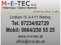 M-E-TEC e.U. Mittermayr - Elektrotechnik - Alarmanlagen