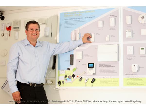 Bild 20 von ALARMANLAGEN & SICHERHEITSTECHNIK MOSER in Tulln,Krems,St Pölten,Korneuurg,Klosterneuburg,Wien U