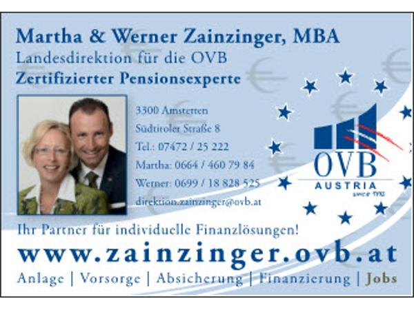 Bild 3 von Werner Zainzinger MBA, Landesdirektor für die OVB, Gewerblicher Vermögensberater