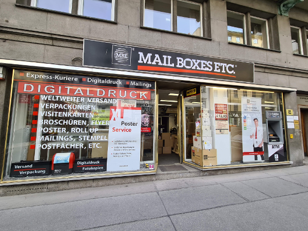 Bild 2 von Mail Boxes Etc. Walfischgasse - Versand, Verpackung, Grafik & Druck