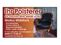 Ihr Polsterer/Tapezierer - Raumausstatter - Markus Wölbitsch