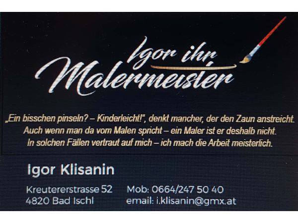 Bild 1 von Igor Klisanin - Ihr Malermeister