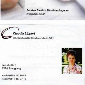 Lippert Claudia selbstständige Bilanzbuchhalterin, Personalverrechnerin