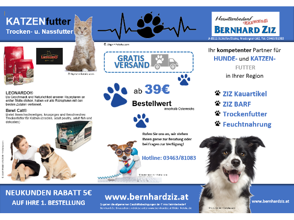 Bild 3 von ZIZ Bernhard Hunde- u. Katzenfutter-Barf-Shop