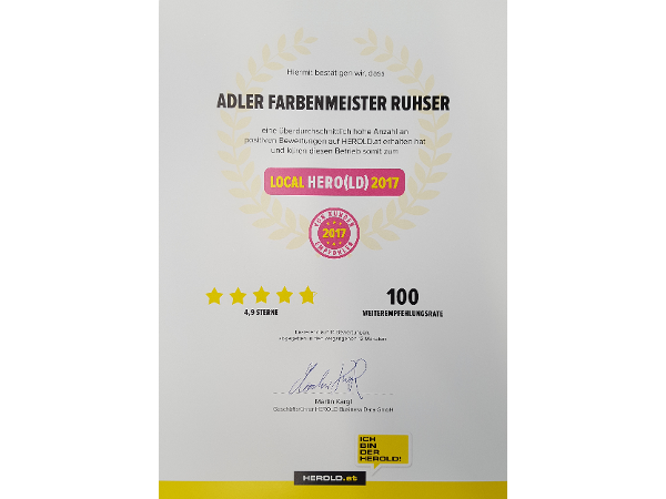 Bild 19 von ADLER FARBENMEISTER RUHSER