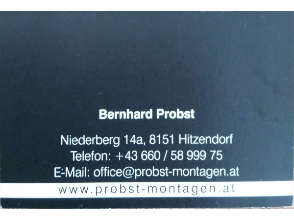 Bild 2 von Montagetischler PROBST