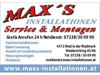 Max's Installationen