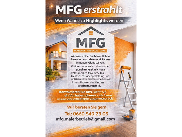 Bild 1 von MFG Malerbetrieb - Malerei-Fassade-Gips