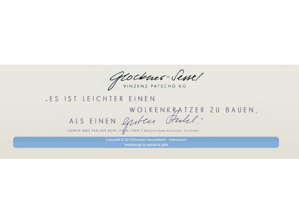 Bild 2 von Glockner - Sesselfabrik Vinzenz Patschg KG, Nfg Werner Huber