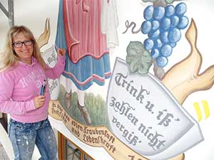 Logo von Kunst, Malerei, Lüftlmalerei & Restaurierung Andrea Maria Planötscher