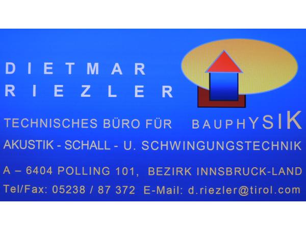 Bild 1 von Bauphysik-Akustik-Schall- u Schwingungstechnik – Dietmar Riezler