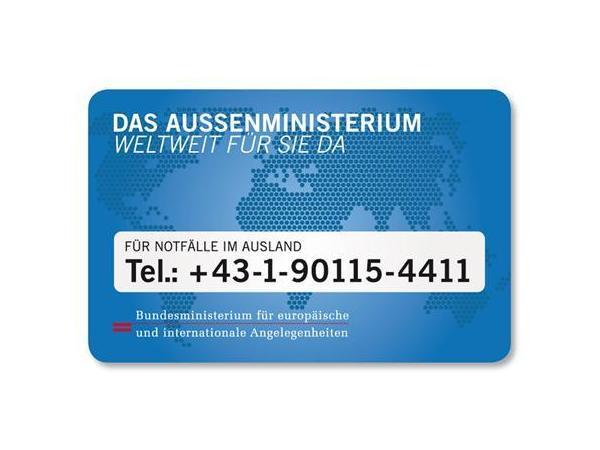 Bild 1 von Außenministerium Österreich - Bürgerservice - 24h Notfallnummer